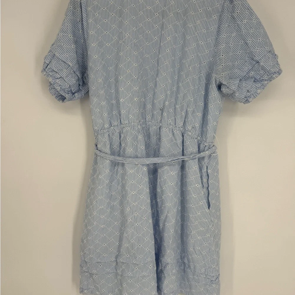 Draper James Sky Blue Shirt Dress - Picture 5 of 5